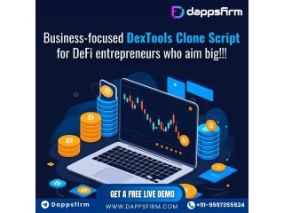 Maximize ROI with DexTools Clone Script for Smarter Decentralized Trading Insights