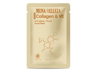 Collagen Skin Brightening Face Mask Improves Skin Elasticity and Hydration