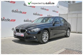 AED1019/month | 2016 BMW 318i 1.5L | GCC Specifications | Ref#7039