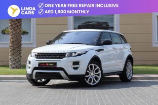 AED 1,900 monthly | Warranty | Flexible D.P. | Range Rover Evoque 