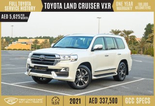 AED 5,625/month | 2021 | TOYOTA LAND CRUISER | VXR 4WD GCC | WARRA