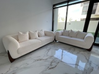 Two piece sofa set for sale