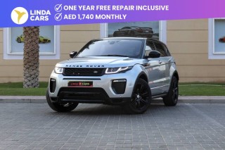 AED 1,740 monthly | Warranty | Flexible D.P. | Range Rover Evoque 