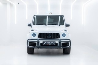 G63 AMG 2022 MATT WHITE GCC DOUBLE NIGHT PACKAGE WITH WARRANTY AND