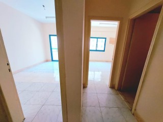 Window AC, One Month Free 1bhk with balcony in al Taawun area rent