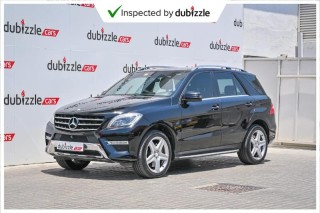 AED2323/month | 2014 Mercedes-Benz ML350 3.5L | GCC Specifications