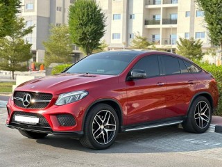 Mercedes Benz GLE-450 Coupe AMG 2016 Red GCC Low Km