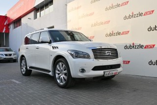 AED2675/month | 2014 Infiniti QX80 5.6L | GCC Specs | Ref#113282