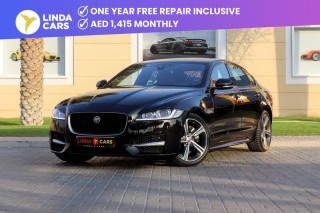 AED 1,415 monthly | Warranty | Flexible D.P. | Jaguar XF R-Sport 2