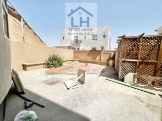New one bedroom hall with big private garden Khalifa City A