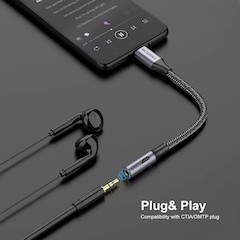 USB C to 3.5Mm Audio Aux Jack Cable, Type C to 3.5