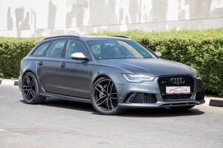 AUDI RS6 - 2014 - GCC - 14060 AED/MONTHLY - 1 YEAR WARRANTY COVERS
