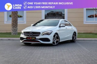 AED 1,585 monthly | Warranty | Flexible D.P. | Mercedes-Benz CLA25