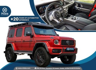 (LHD) MERCEDES BENZ G 63 4×4² 4.0P AT MY2023 – MAGNO RED (VC: GCLA