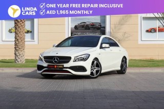 AED 1,900 monthly | Warranty | Flexible D.P. | Mercedes-Benz CLA25