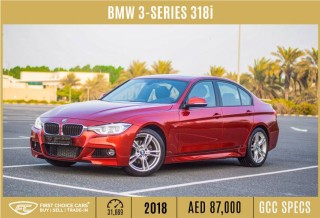 AED 1,450/month | 2018 | BMW 3-SERIES 318i | GCC | B52676