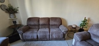 3 Pcs Recliner Sofa Set