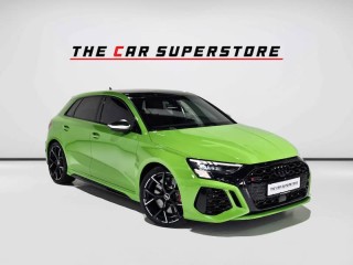Audi RS3 Quattro Kyalami Green, GCC Specs, Service Contract 2027, 