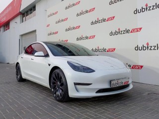 AED3008/month | 2023 Tesla Model 3 Performance 75KWH | Full Tesla 