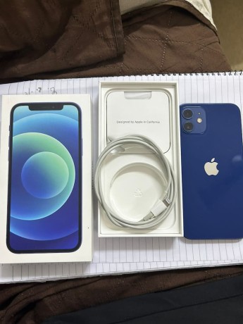iphone-12-256gb-blue-excelent-condition-aed-1650-big-0